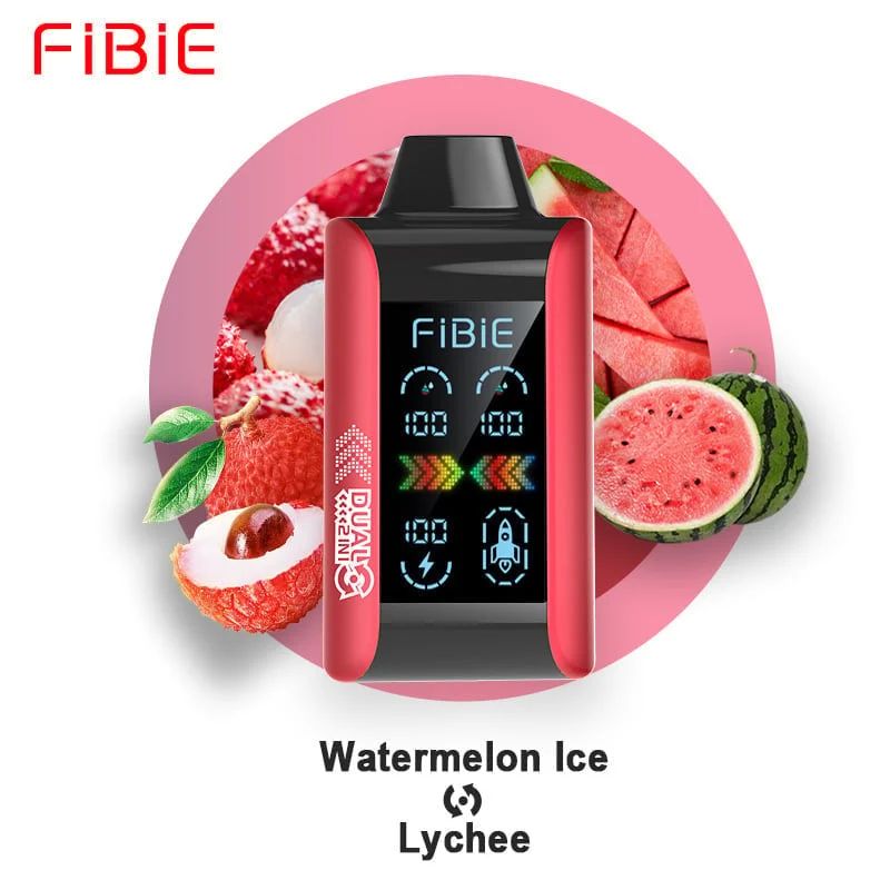 Watermelon with ice and lychee